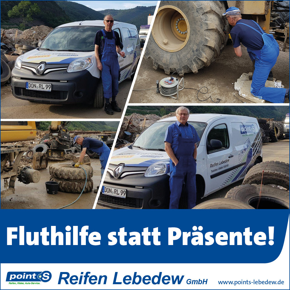 Fluthilfe statt Präsente